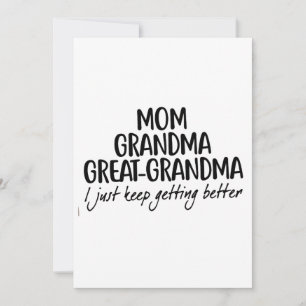 Mom Grandma Great-Grandma Mothers Day Invitation
