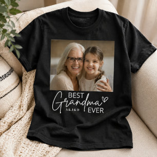 Mom Grandma Photo Gift T-Shirt