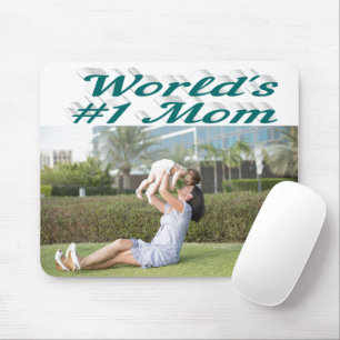 Mom green photo  mouse pad