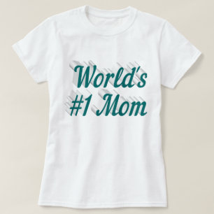 Mom green text T-Shirt