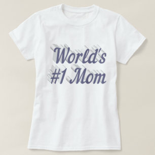 Mom grey text T-Shirt