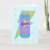 Mom Happy Birthday Energized Power Love Caffeine