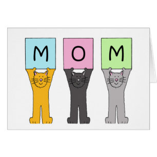 Mom Happy Mother’s Day Cartoon Cats