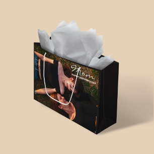 Mom-Happy Mother’s Day My Best Friend Photo Large Gift Bag