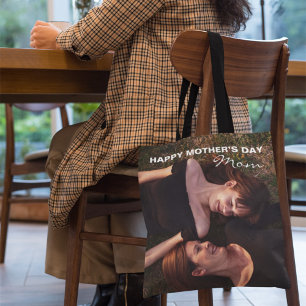 Mom-Happy Mother’s Day My Best Friend Photo Tote Bag