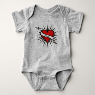 Mom Heart Bodysuit