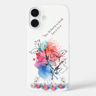 Mom, Heart of Family   Custom Photo Gift iPhone 16 Case