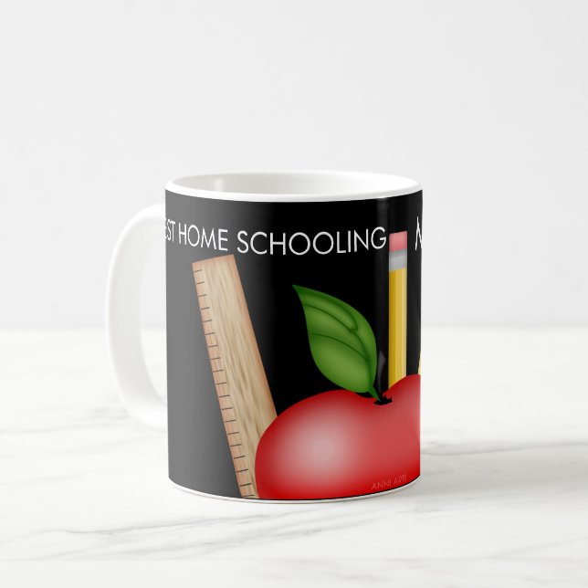 Mom Homeschooling Coffee Mug (Front Left)