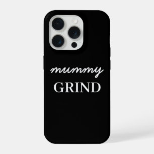 Mom Hustle Modern Script Black Mother's Day iPhone 15 Pro Case