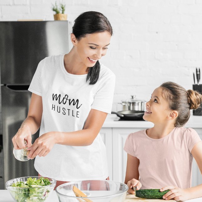 Mom Hustle | Modern Stylish Mother's Day T-Shirt (Creator Uploaded)