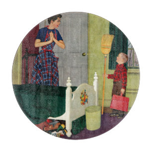 Mom, I Cleaned My Room! Cutting Board