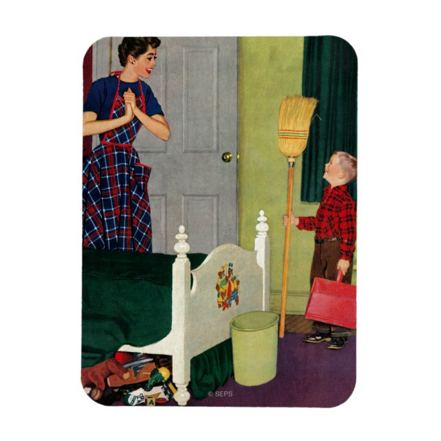 Mom, I Cleaned My Room! Magnet (Vertical)