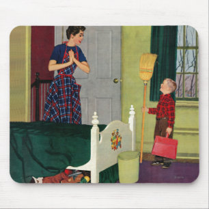 Mom, I Cleaned My Room! Mouse Pad