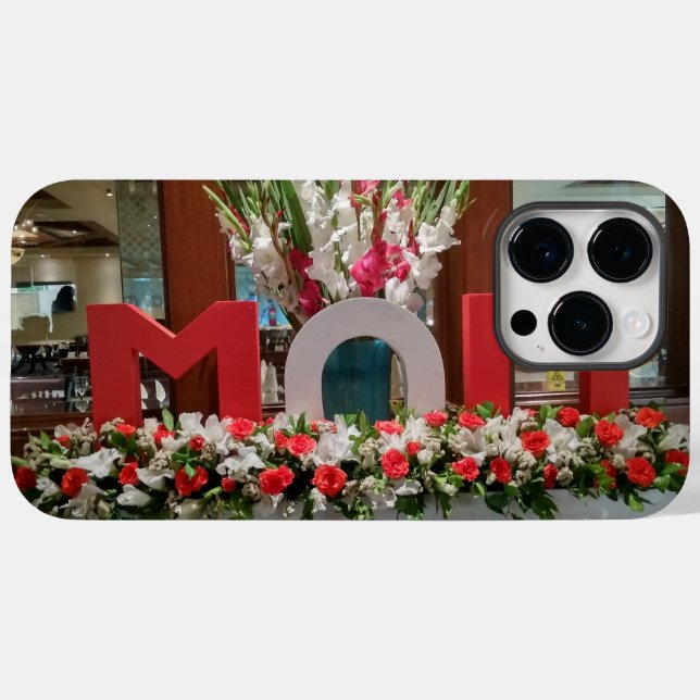 "Mom, I Love You" – A Heartfelt Floral Tribute Case-Mate iPhone Case (Back (Horizontal))