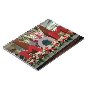 "Mom, I Love You" – A Heartfelt Floral Tribute Notebook