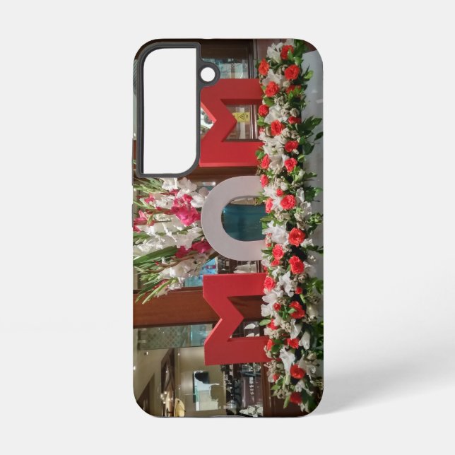 "Mom, I Love You" – A Heartfelt Floral Tribute Samsung Galaxy S22 Case (Back)