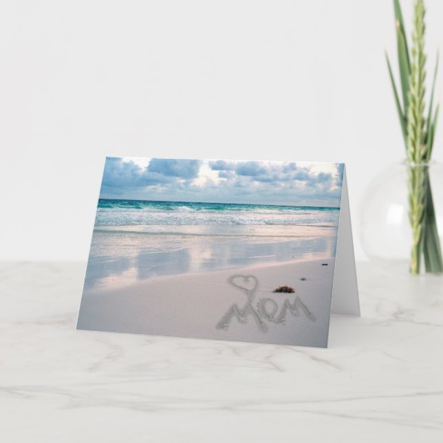 Mom, I Love You Card (Front)