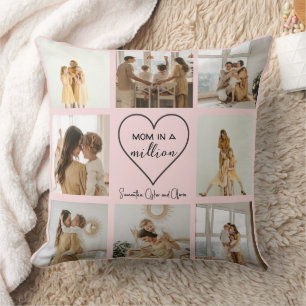 Mom in a Million – Personalized Throw Pillow