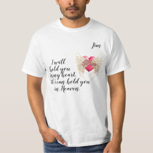 "Mom, in Heaven" Customizable Men's T-Shirt