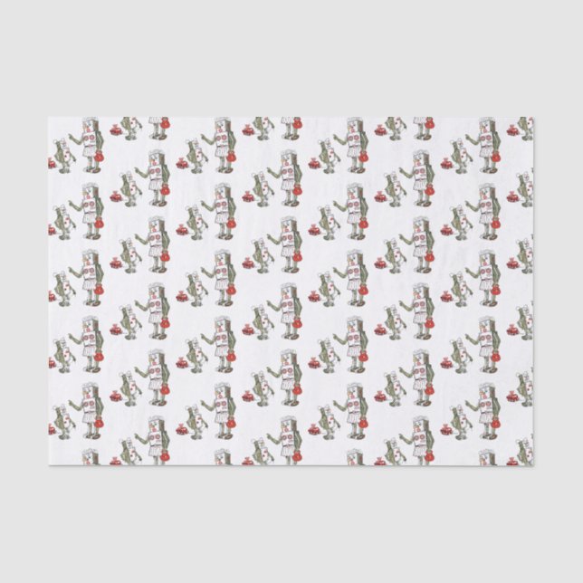 Mom is a robot tissue paper (Front)