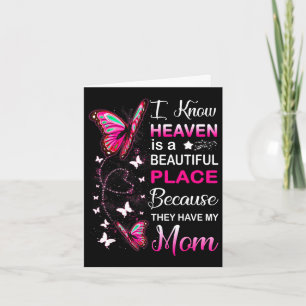 Mom is guardian angel in heaven memorial day men card