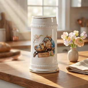Mom Is Home Bird Mug Cute Gift for Mom