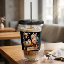 Mom Is Home Black Tumbler Bird Gift
