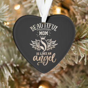 mom is like an angle ornament