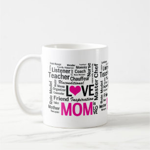 Mom is Love Mother's Day Gift for Do It All Mum Coffee Mug