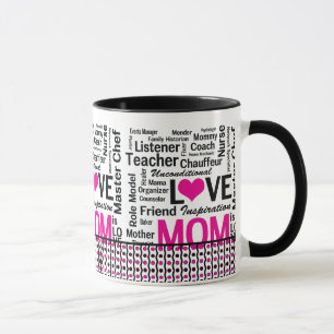 MOM is LOVE, Mother's Day, Mom's Birthday Mug