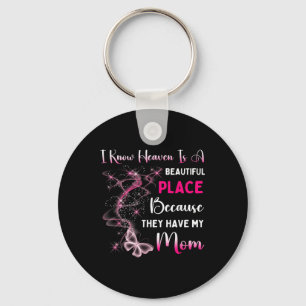 Mom Is My Guardian-angel In Heaven Memorial Day Keychain