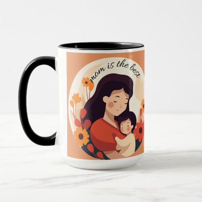 Mom is the Best mug (Left)