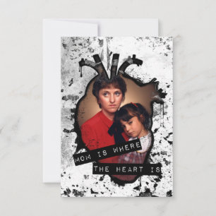 mom is where the heart is invitation