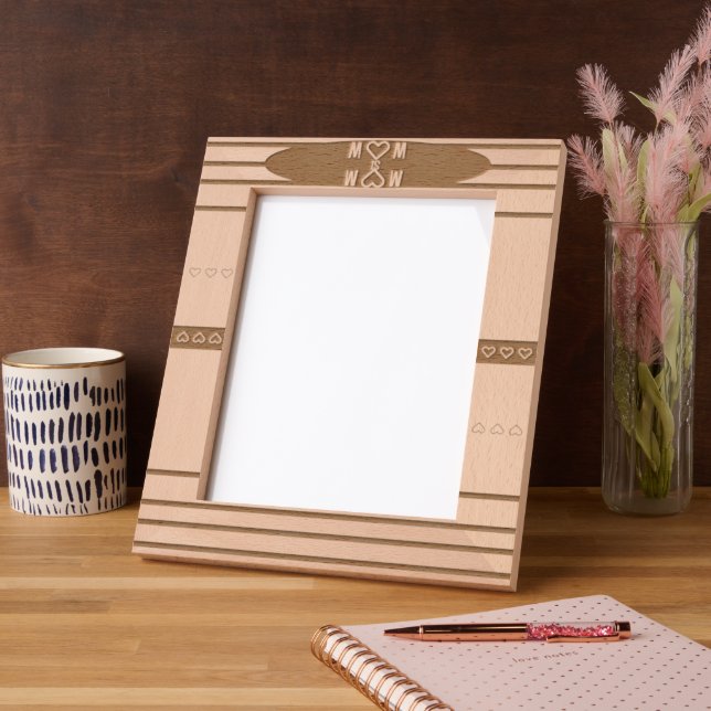 ♡ Mom is Wow ♡ Etched Frames (Left)