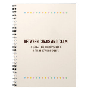 Mom Journal Chaos and Calm Mother's Day Gift