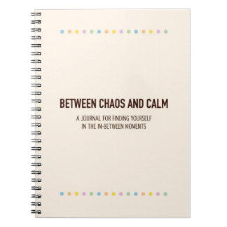 Mom Journal Chaos and Calm Mother's Day Gift