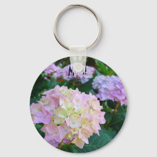 Mom! keychain Floral Hydranges Flowers gifts