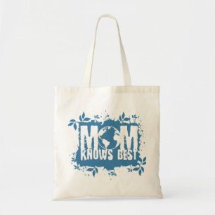 Mom Knows Best Organic Planet Reusable Canvas Bag