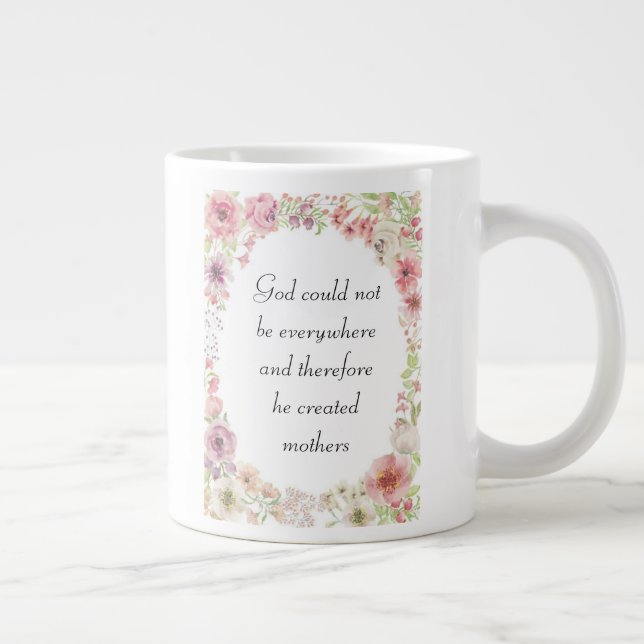 Mom Large Coffee Mug (Right)