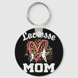 Mom Leopard Heart Matching Mothers Day  Keychain