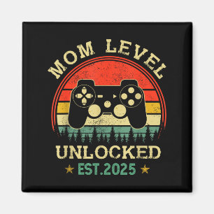 Mom level unlocked est 2025 video gamer mommy magnet