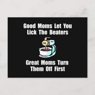 Mom Lick The Beaters Postcard