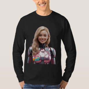 Mom Life, Best Life – Futuristic Female Robot Mom T-Shirt