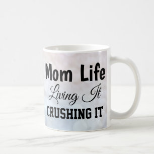 Mom Life Bokeh Sparkles Mug