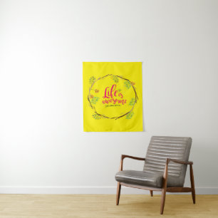 Mom life design with fun and meaningful items tapestry