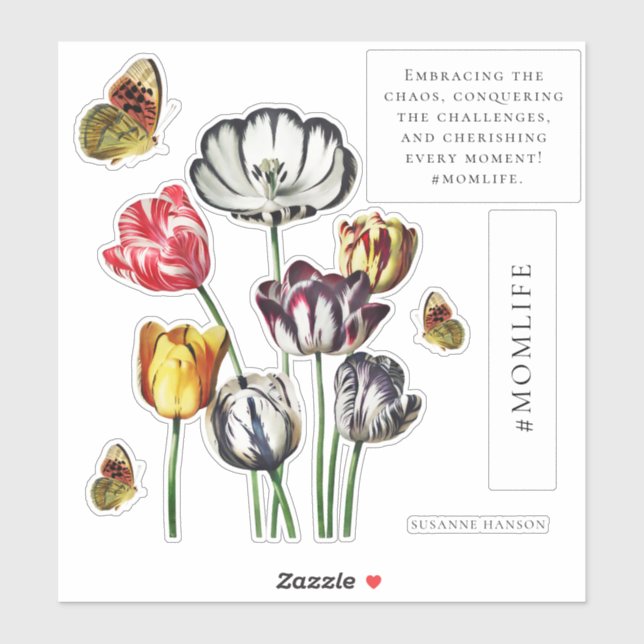 Mom Life Floral Butterfly  (Sheet)