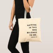Mom Life | Fun Slogan Modern Minimalist Motherhood Tote Bag (Front (Product))