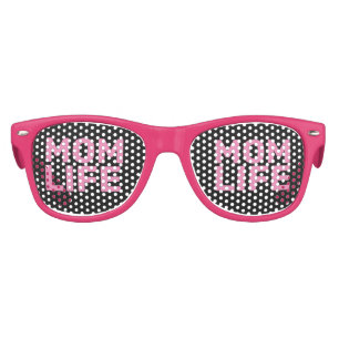 MOM LIFE FUNNY NOVELTY Party Sunglasses
