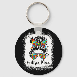 Mom Life Messy Bun Sungles Bandana Mothers Day Keychain