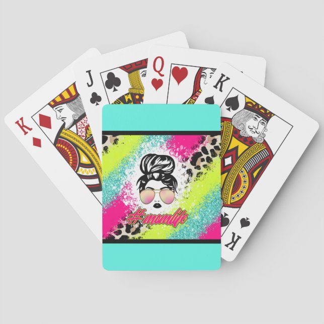 Mom Life Playing Cards (Back)